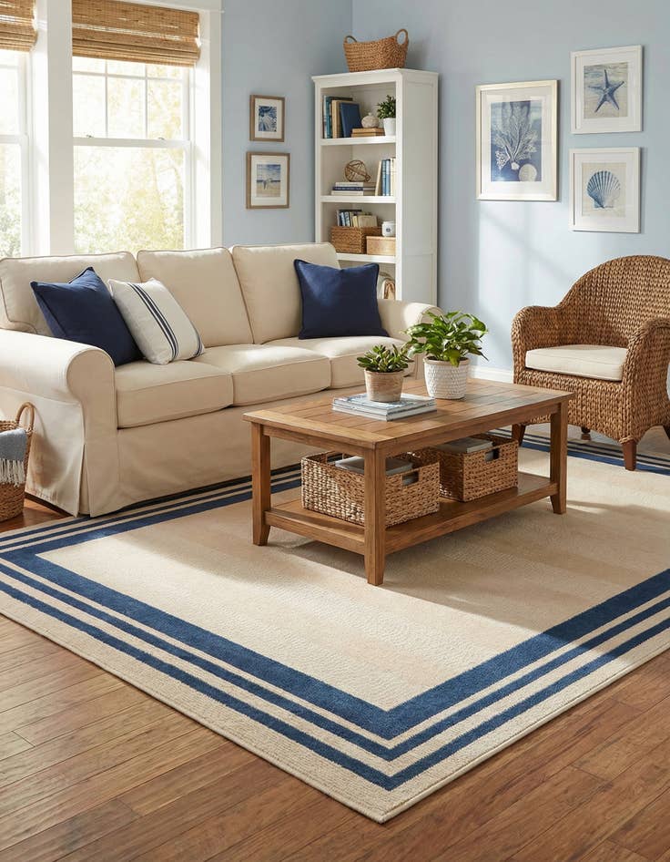 Detail image of 6' x 9'  Washable Aruba Indoor / Outdoor Rug