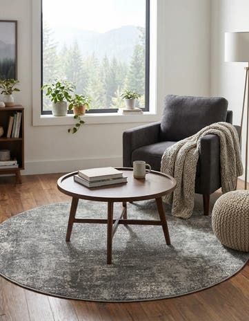 5' 3 x 5' 3 Oregon Round Rug