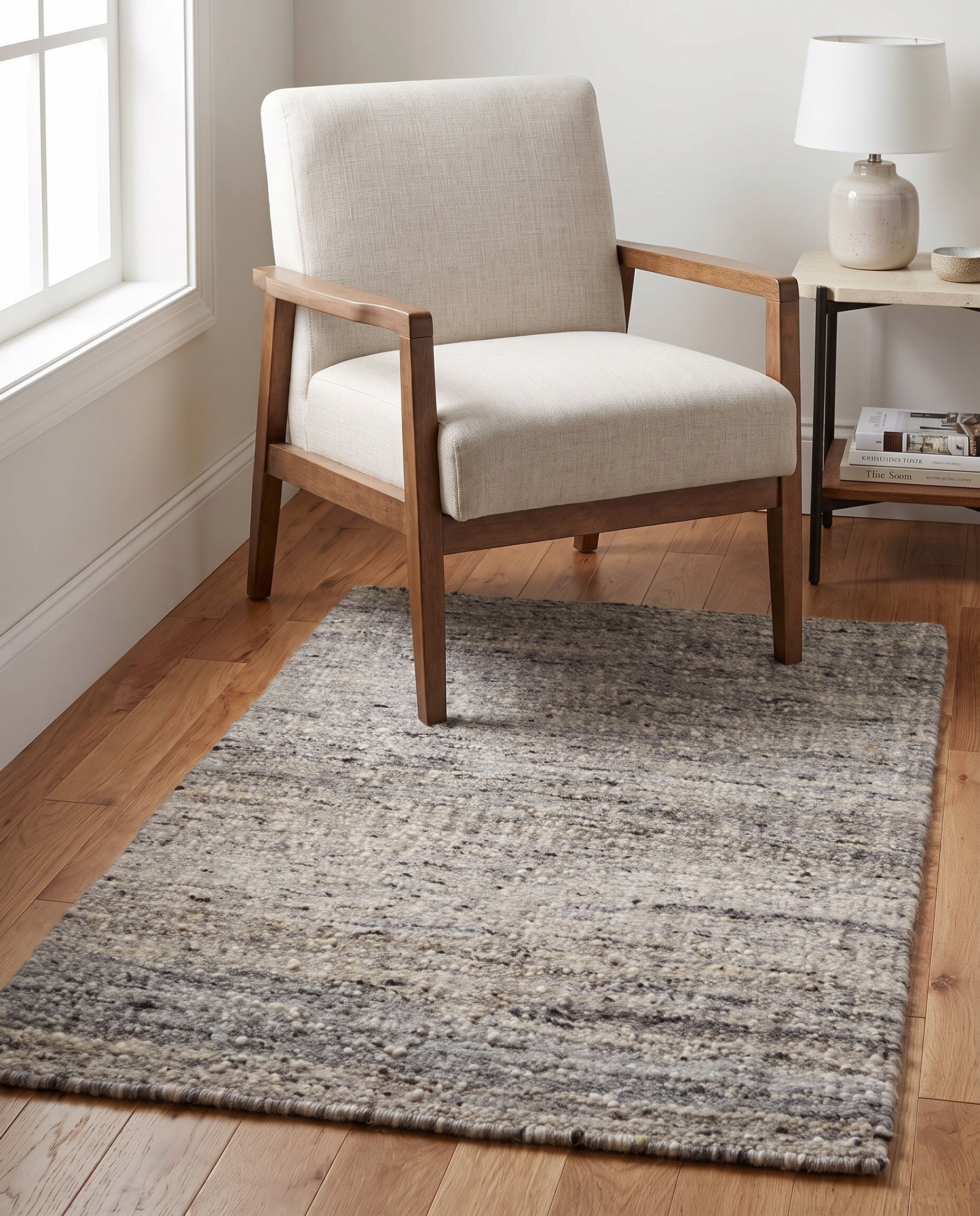 3' 1 x 5' Hand Knotted Moroccan Wool Rug