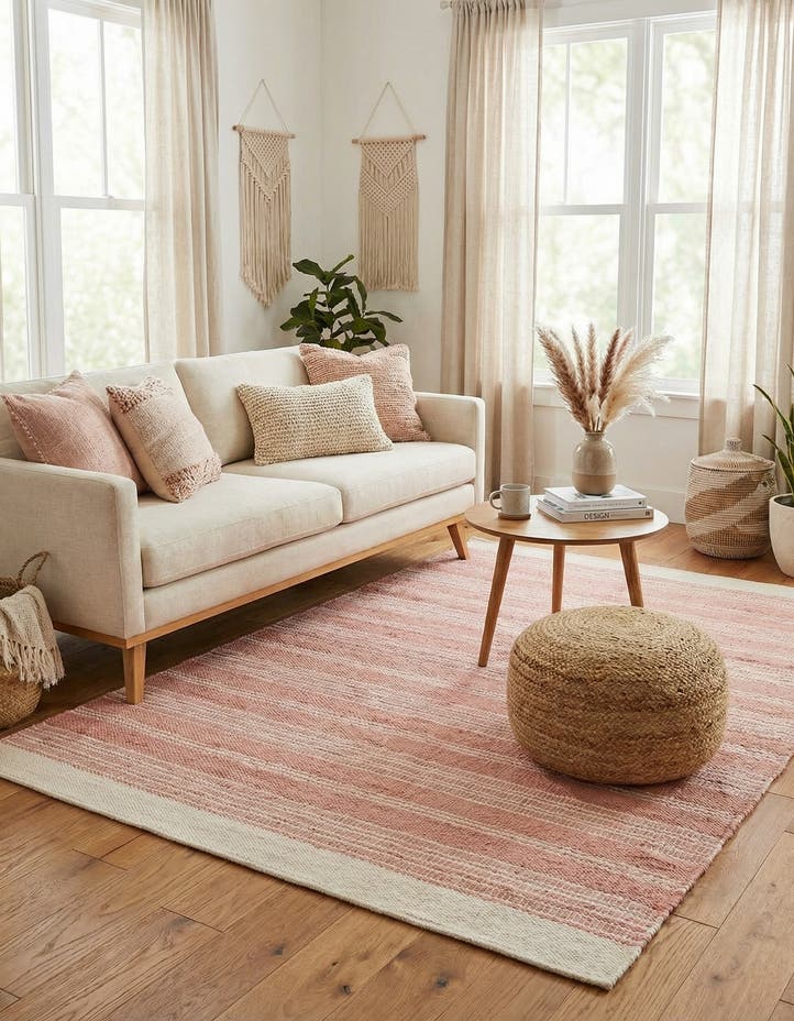 6' 1 x 9' Hand Woven Lariat Rug