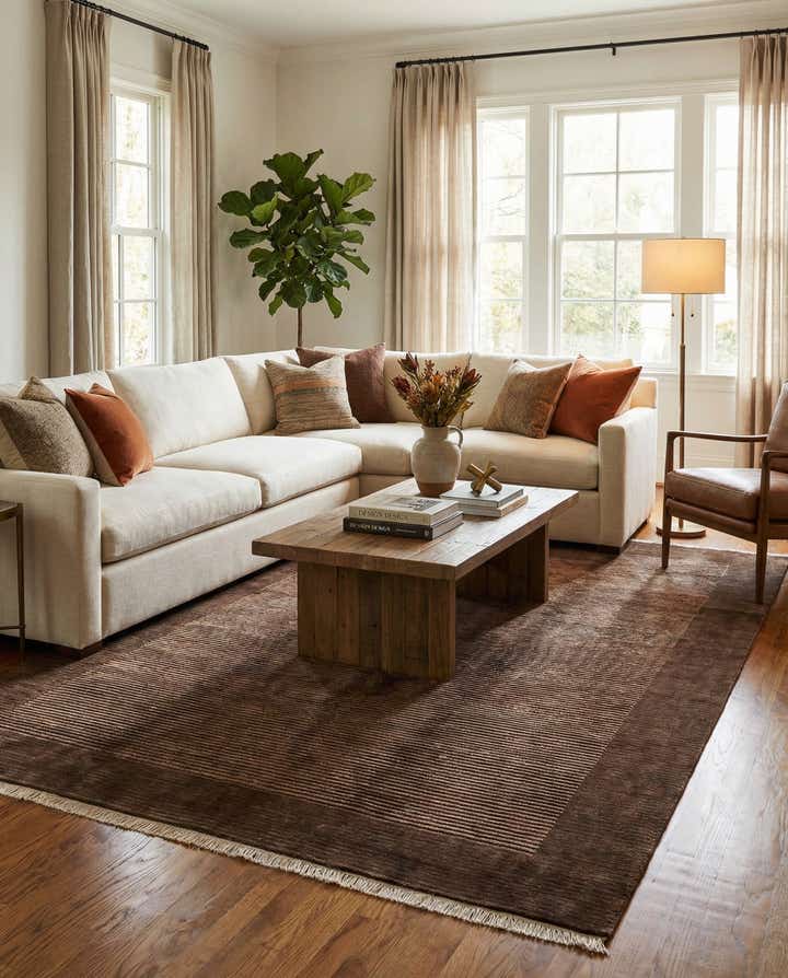 6' 7 x 9' 11 Hand Knotted Darya Wool Rug