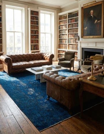 9' 7 x 12' 5 Hand Knotted Ultra Vintage Persian Wool Rug
