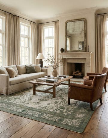 9' 8 x 12' 4 Hand Knotted Ultra Vintage Persian Wool Rug