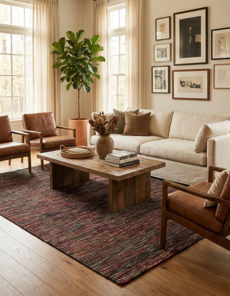 Detail image of 5' 3 x 8' 2  Hand Knotted Darya Wool Rug