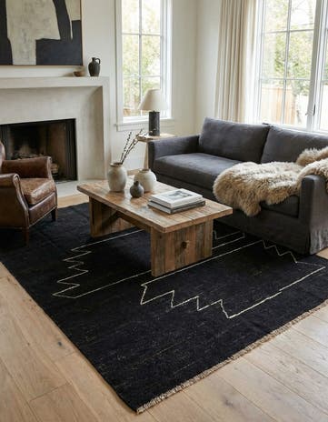 5' x 6' 5 Hand Knotted Kashkuli Gabbeh Rug