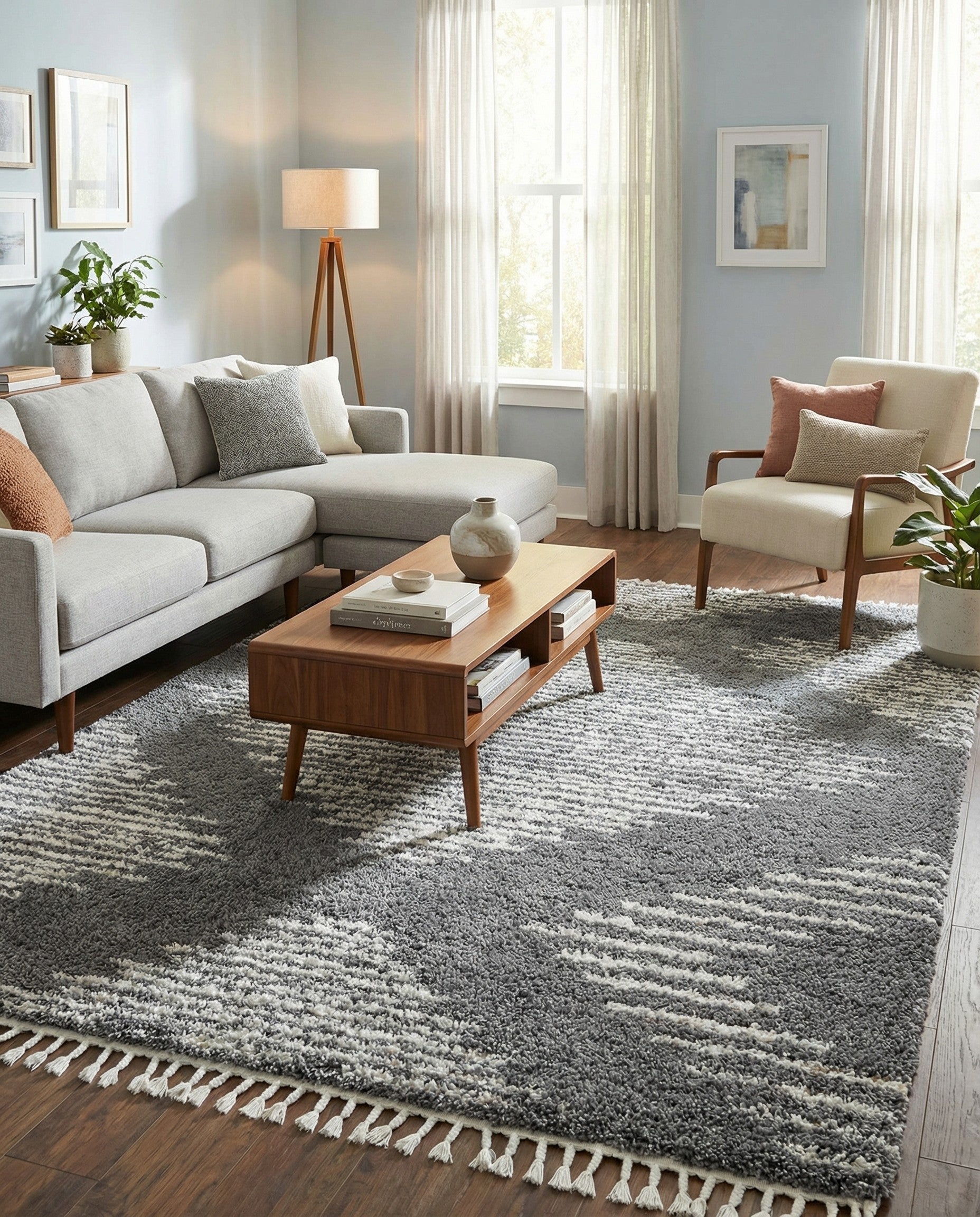  9' x 12' Serenity Shag Rug