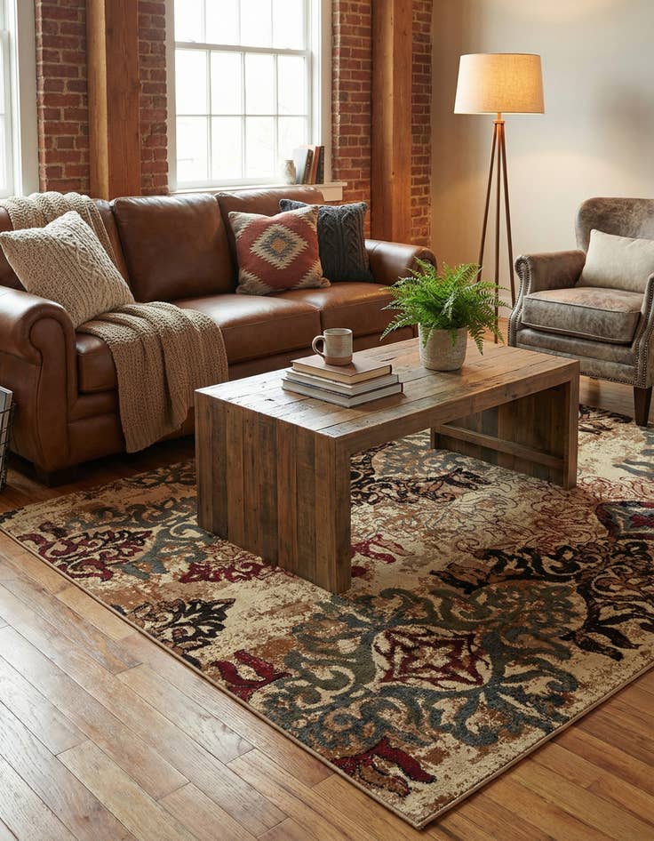 Detail image of 7' x 10' Coffee Shop Rug