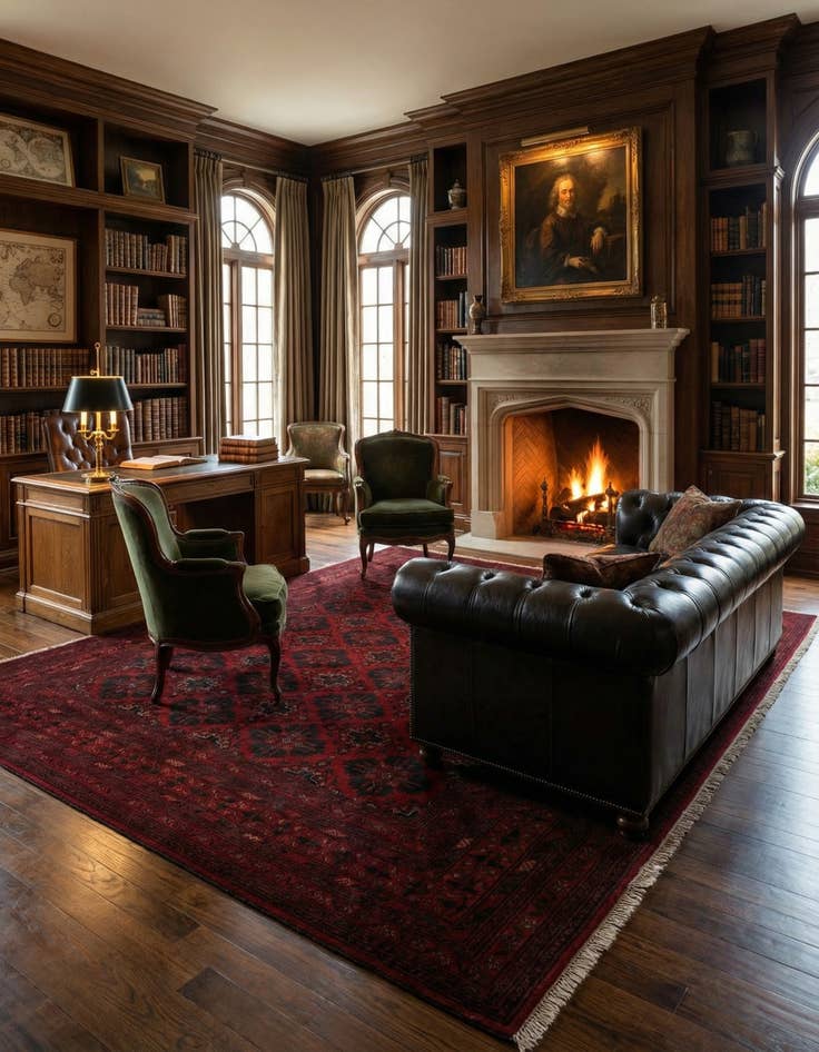 Detail image of  6' 8 x 9' 8  Hand Knotted Khal Mohammadi Wool Rug