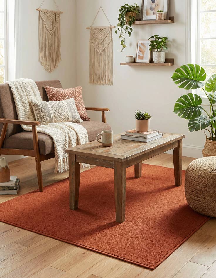 Detail image of 3' 3 x 3' 3 Everyday Solid Square Rug