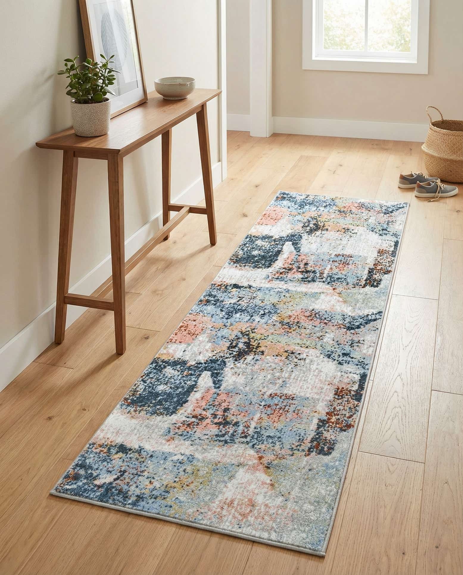 2' x 6' Kamala Washable Runner Rug