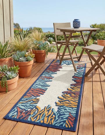 2' x 6' Easy-Clean Belize Indoor / Outdoor Runner Rug