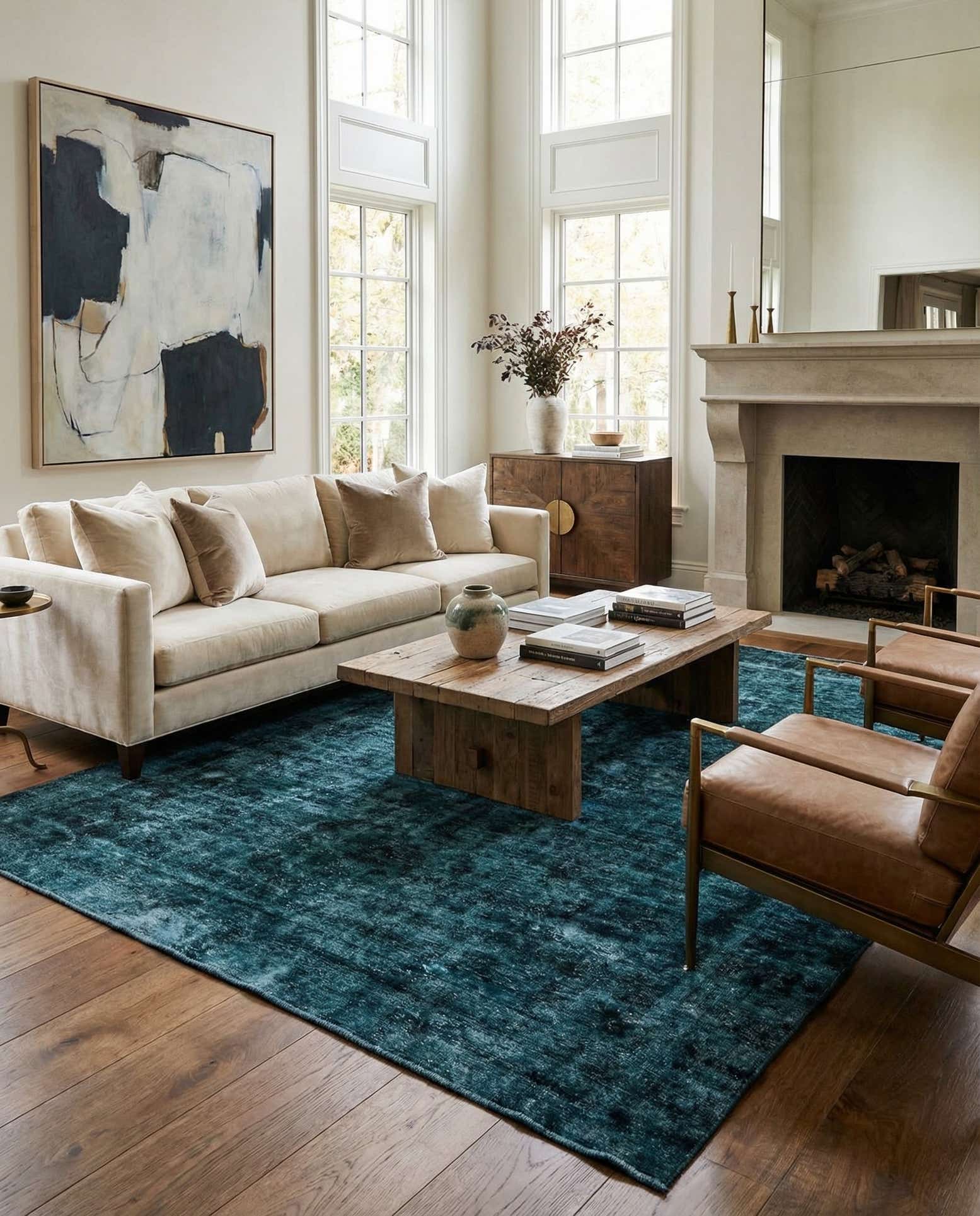8' x 11' 8 Hand Knotted Ultra Vintage Persian Wool Rug
