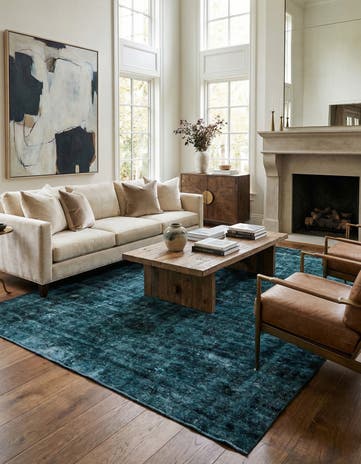8' x 11' 8 Hand Knotted Ultra Vintage Persian Wool Rug