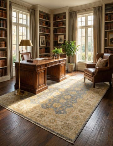 4' 11 x 6' 4 Kaizar Wool Rug