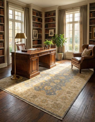 4' 11 x 6' 4 Kaizar Wool Rug
