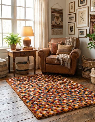 3' x 4' 6 Hand Knotted Balouch Wool Rug