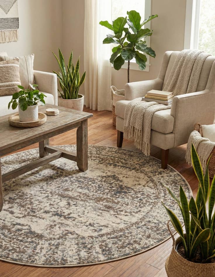 Detail image of 4' x 4' Sahara Round Rug