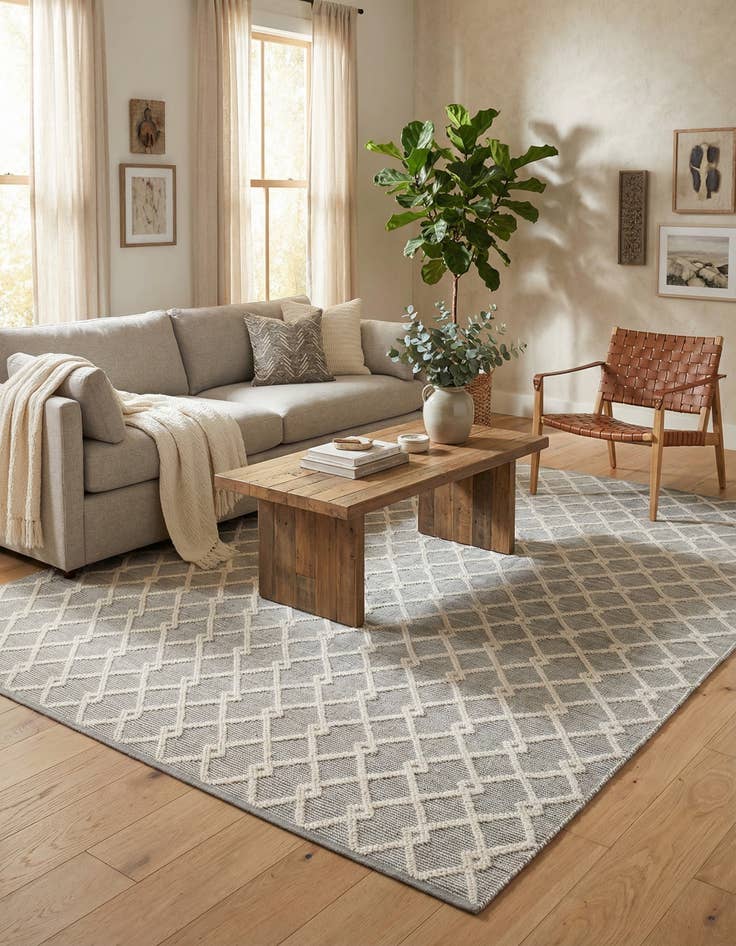 Detail image of 9' x 12'  Hand Knotted Jill Zarin Dorset Rug