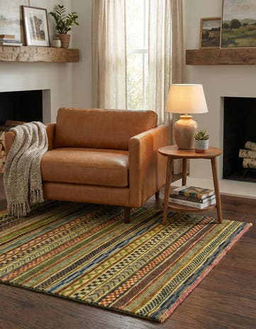 2' 9 x 3' 10 Hand Knotted Modern Ziegler Rug
