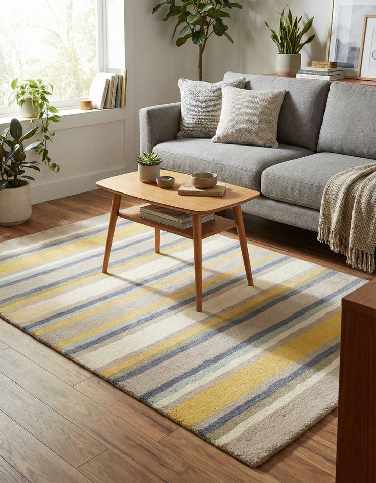 Detail image of 3' 10 x 5' 7 Luna Wool Rug