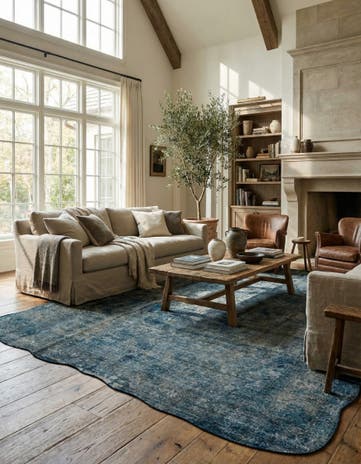 9' 6 x 12' 4 Hand Knotted Ultra Vintage Persian Wool Rug