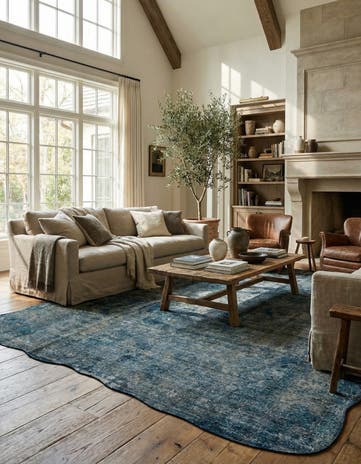 9' 6 x 12' 4 Hand Knotted Ultra Vintage Persian Wool Rug
