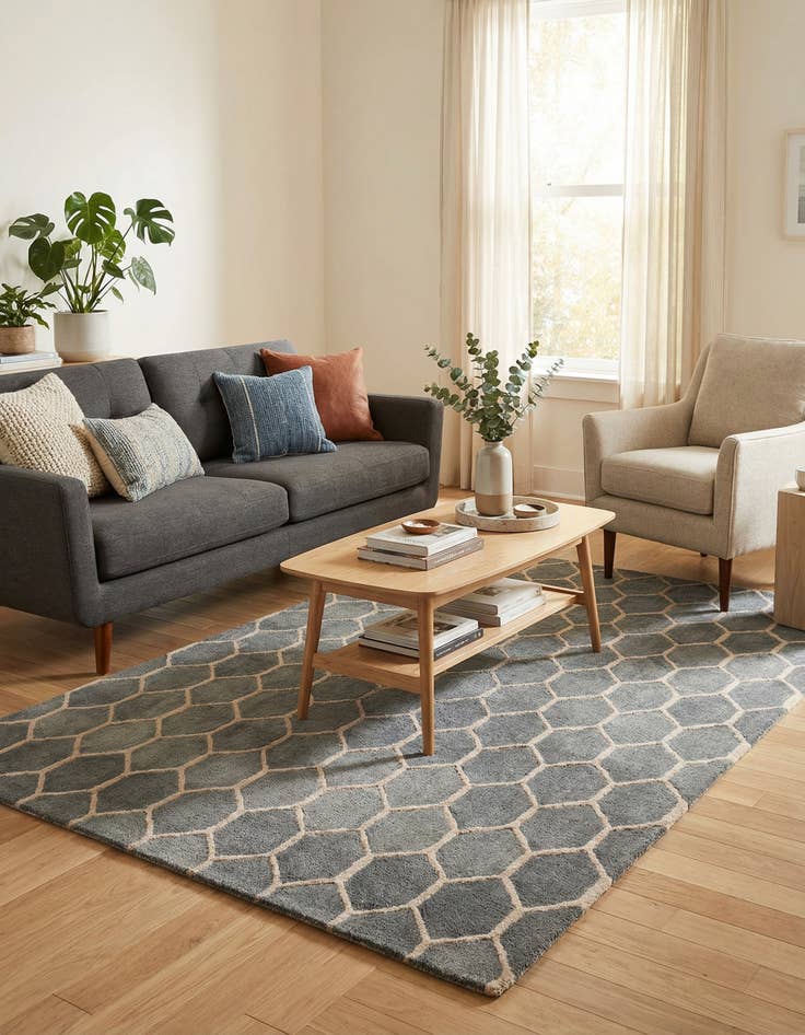 Detail image of 5' 1 x 8' Luna Rug