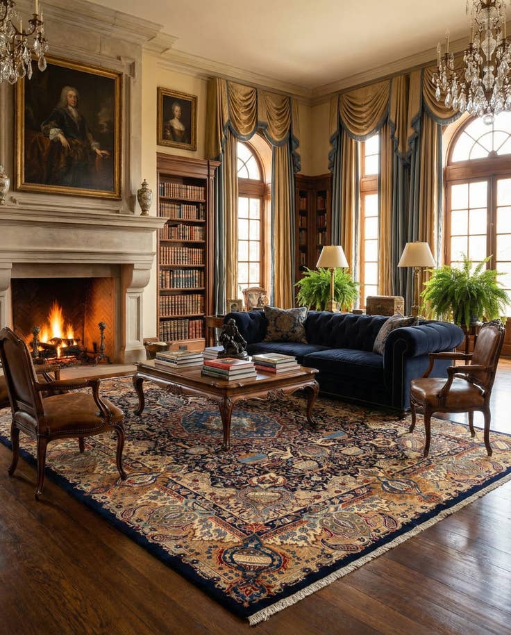 Detail image of 9' 8 x 12' 4 Kashmar Wool Rug