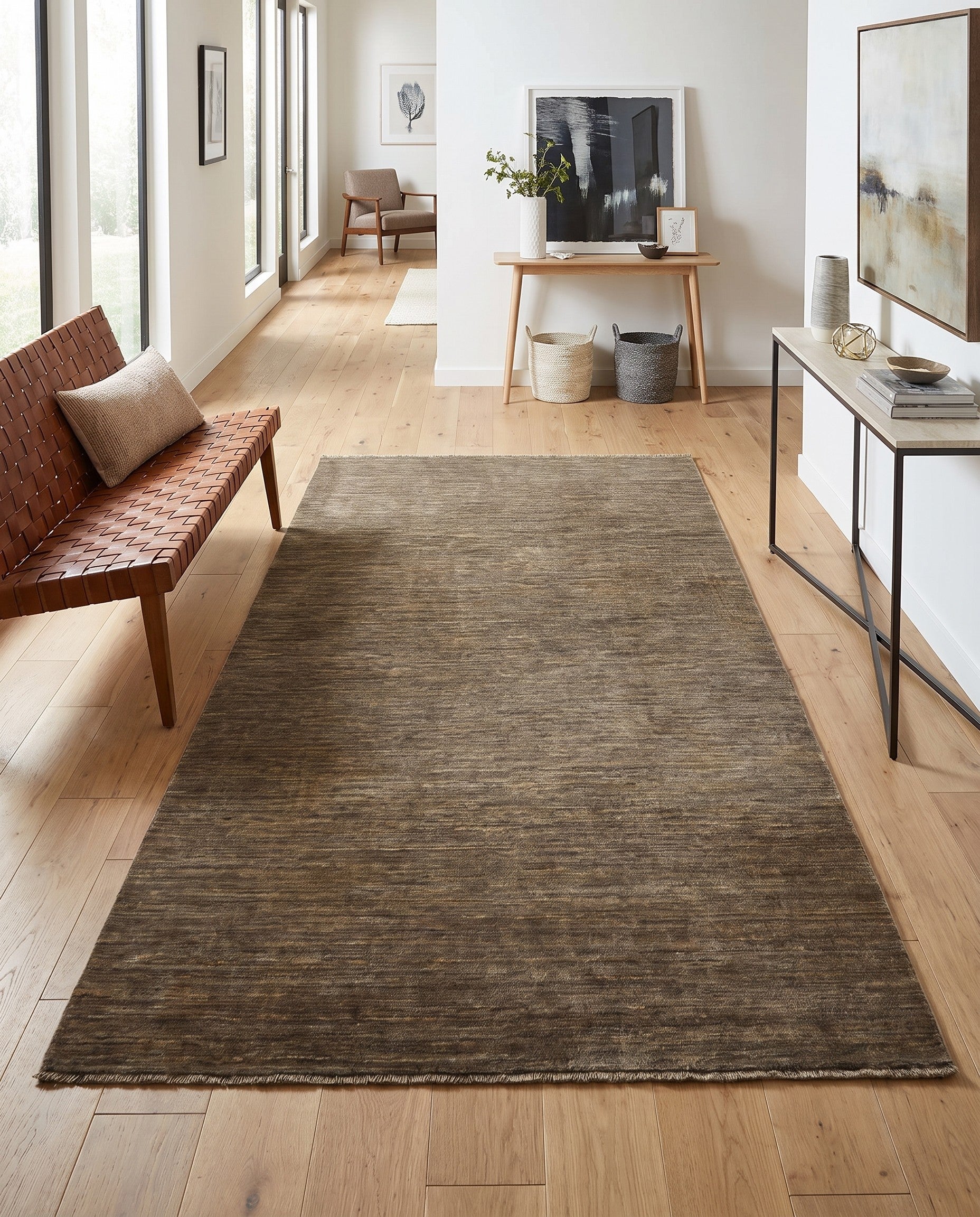 4' 4 x 8' 6 Hand Knotted Ziegler Modern Rug