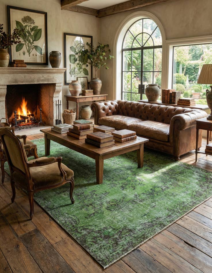 Detail image of 5' 9 x 9' 5 Ultra Vintage Wool Rug