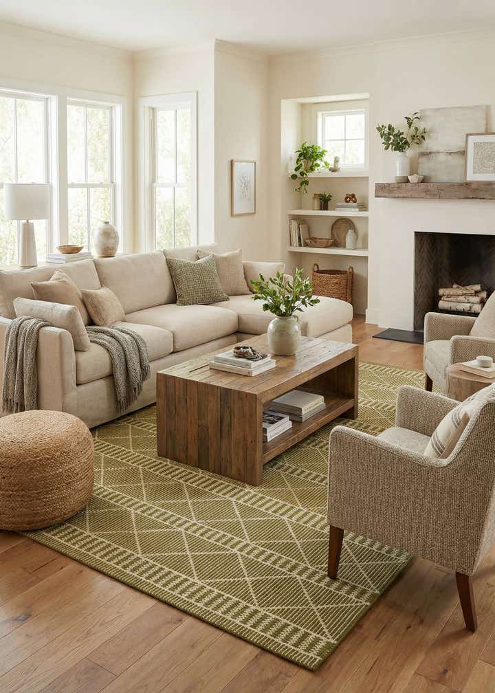 10' x 12' Easy-Clean Trellis Indoor / Outdoor Rug
