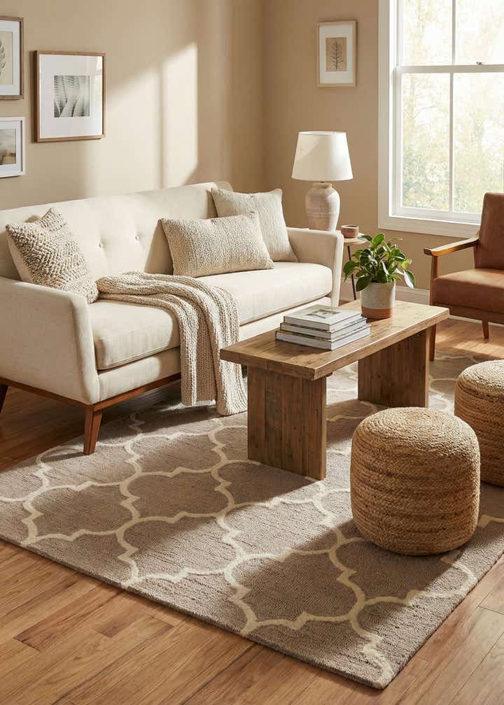 5' 1 x 8' Luna Wool Rug