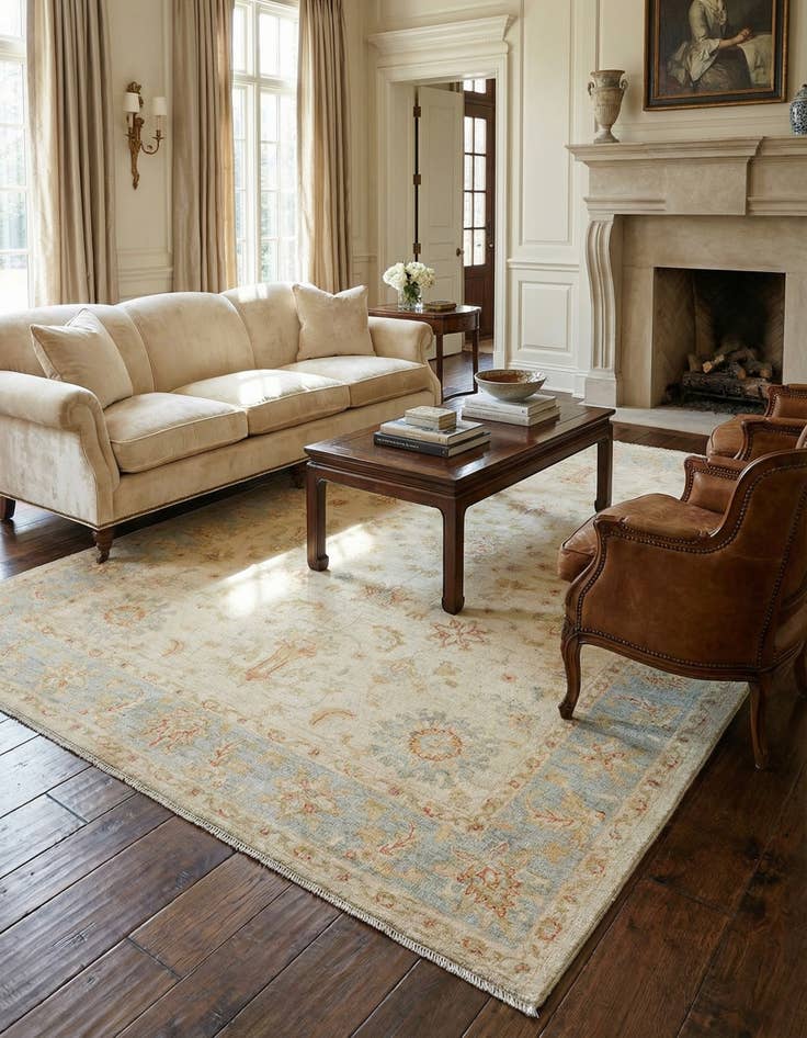 Detail image of 5' 6 x 7' 10 Kaizar Wool Rug