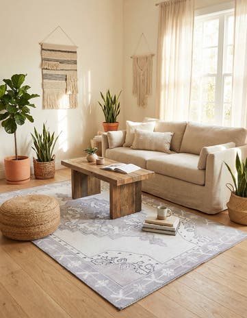 3' 6 x 5' 6 Washable Timeless Rug