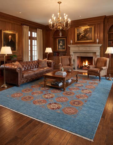 8' 4 x 11' 2 Hand Knotted Ariana Ziegler Rug