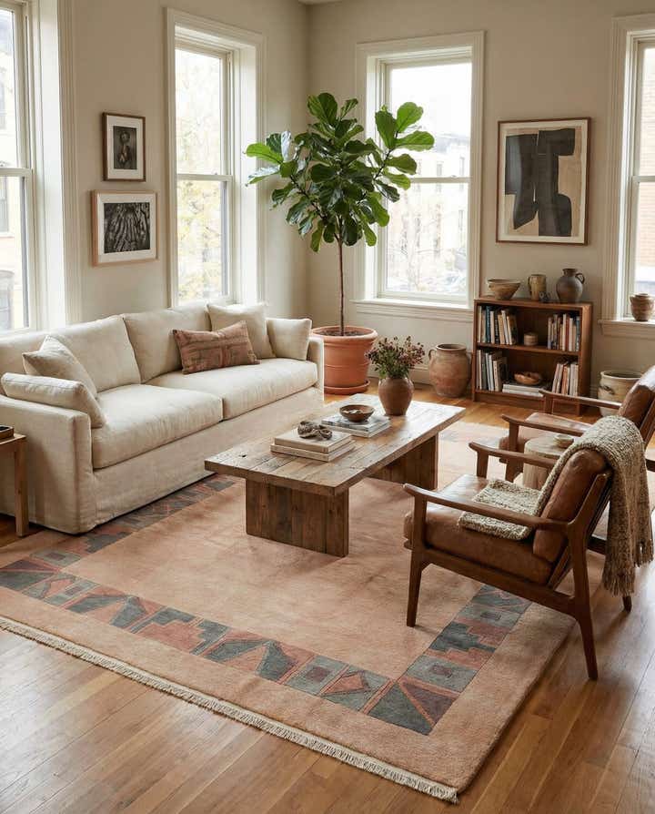 8' 4 x 11' 4 Hand Knotted Tibet Wool Rug