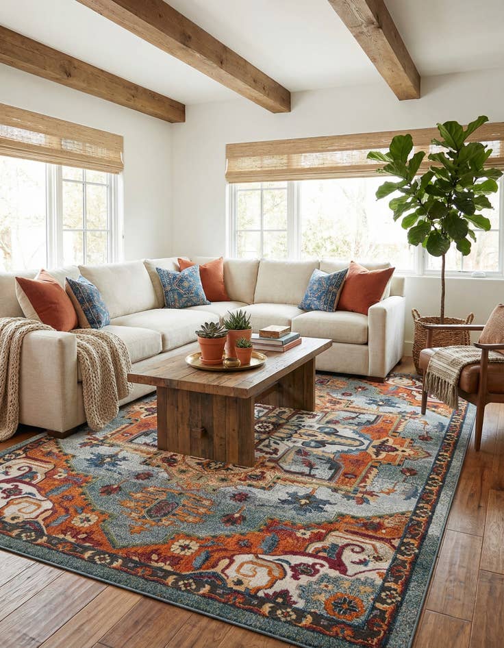 Detail image of 10' x 14' Isabella Rug