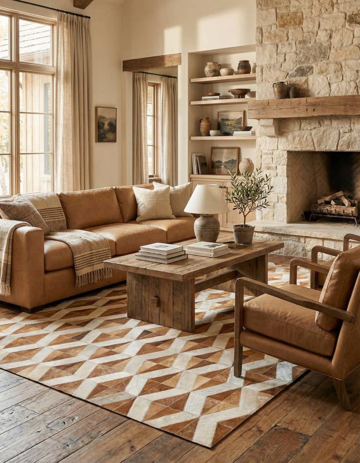 Detail image of  5' x 8' 1 Cowhide Rug