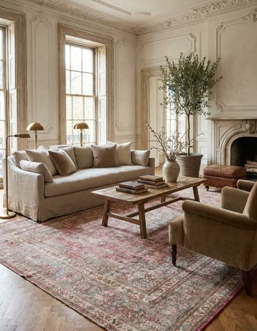 9' 10 x 12' 6 Hand Knotted Ultra Vintage Persian Wool Rug