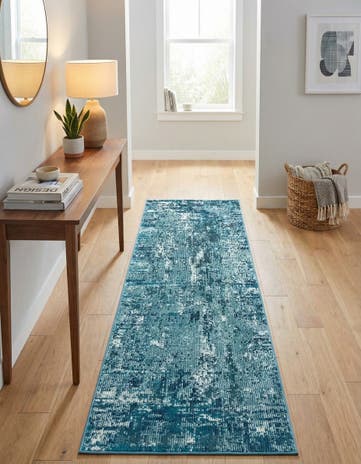 Blue Starlight Runner Rug