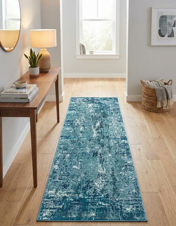Blue Starlight Runner Rug