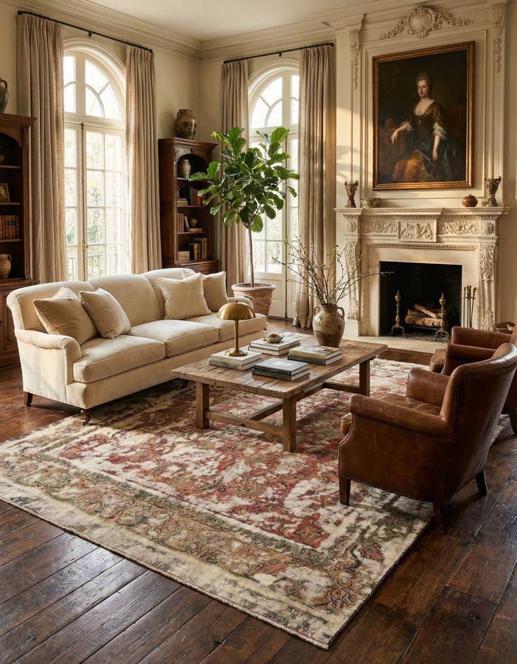 Detail image of 8' 10 x 13' 1 Vintage Rug