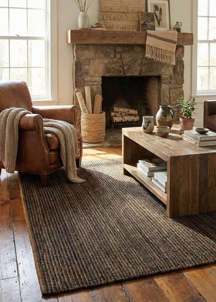 4' 6 x 6' 6 Hand Knotted Kashkuli Gabbeh Rug