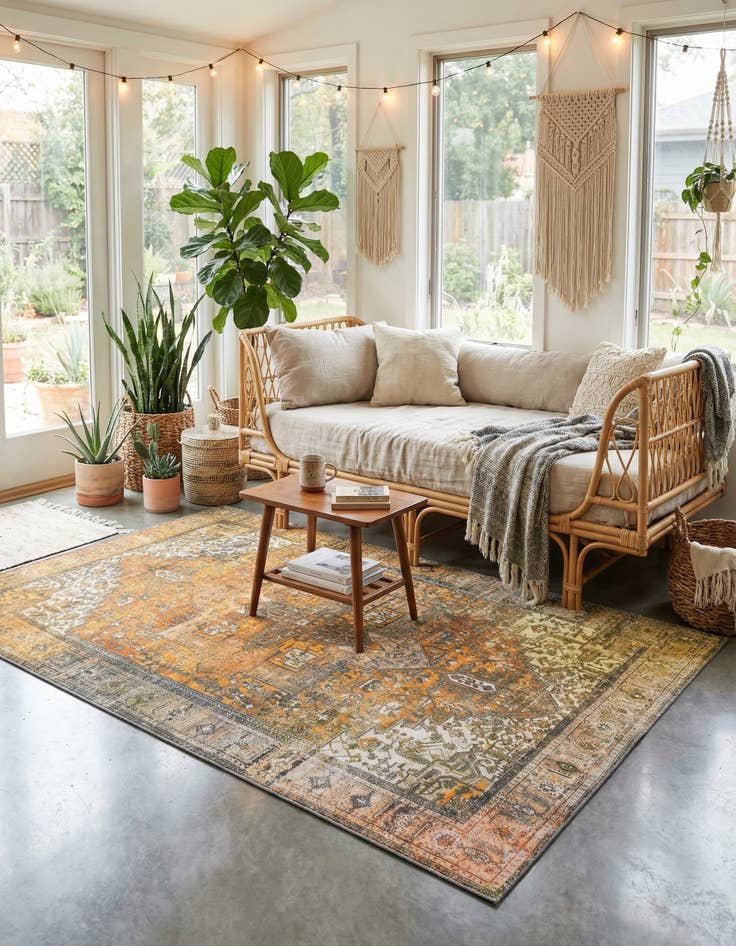 Detail image of  5' x 8' Timeless Rug