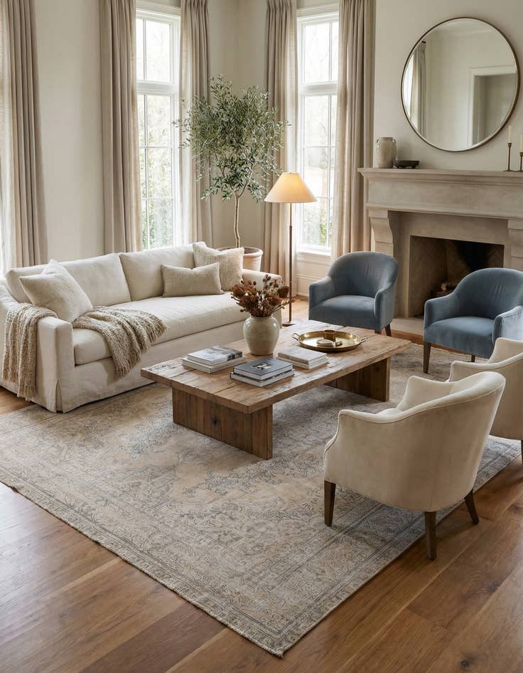 Detail image of 9' 8 x 12' 6  Hand Knotted Ultra Vintage Persian Wool Rug