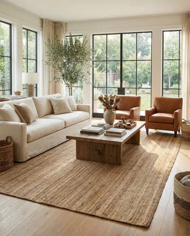  12' 2 x 16' 1  Hand Braided Jute Rug