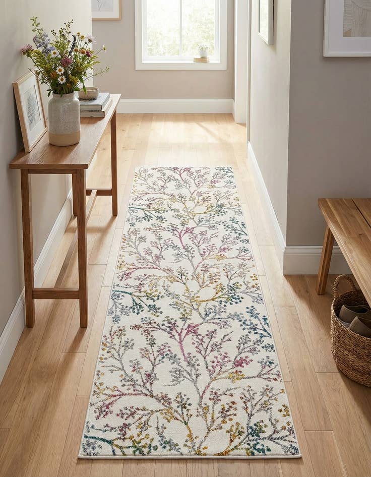 Detail image of 2' x 5' Blossom Runner Rug