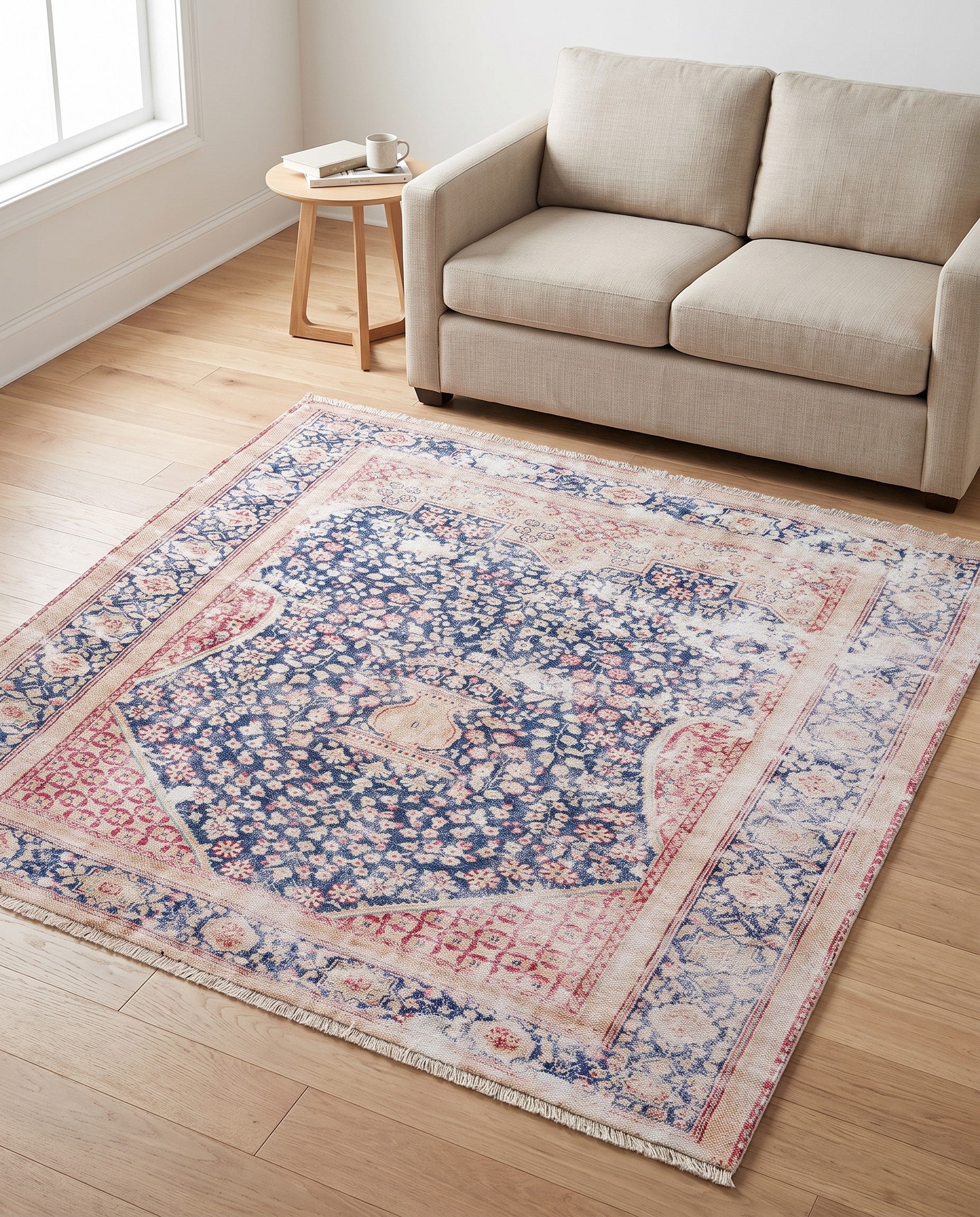 Navy Blue Boutique Square Rug