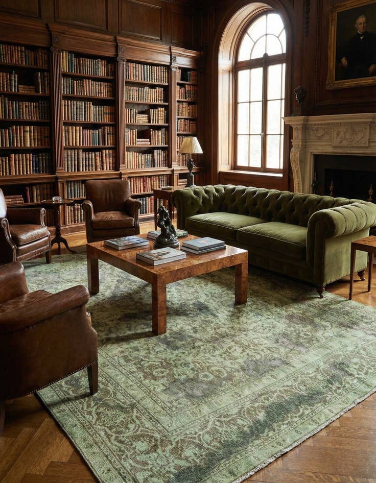 Detail image of 6' 4 x 9' 8 Vintage Rug