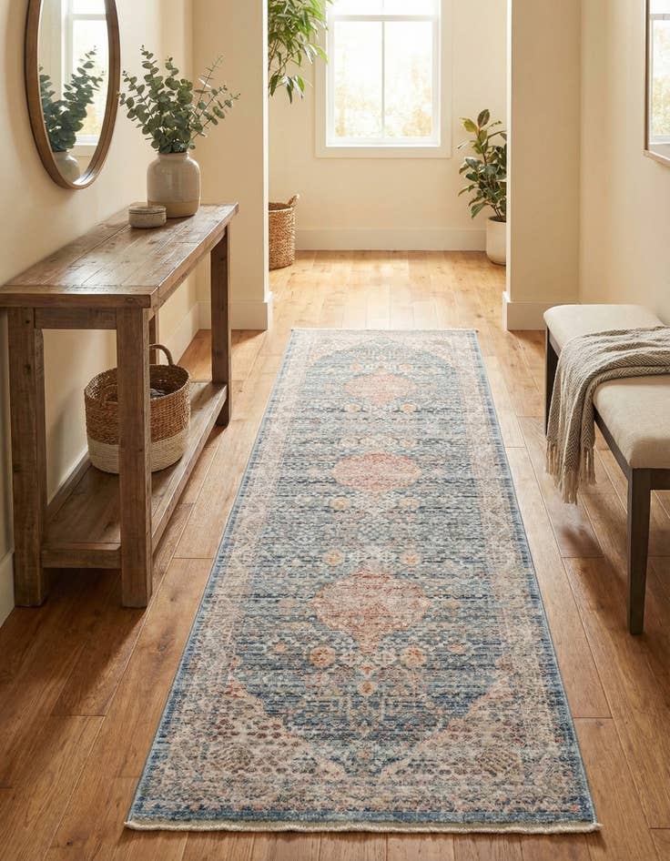 Detail image of 2' 7 x 10' Noble Runner Rug